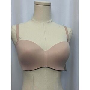 Chantelle Norah Multi-Way Strapless Bra 30DDD Nude Lace Wing C13F50-0RG NEW